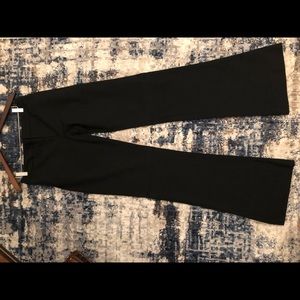 BANANA REPUBLIC BLACK STRETCHY WIDELEG PANTS -SZ 6